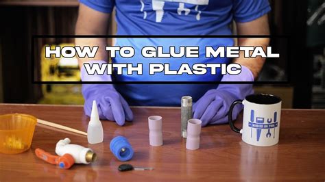 how to glue metal to something